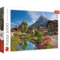 2000 Piece Jigsaw Puzzles, Alps in Summer, Mountain Village Puzzle with River, Adult Puzzles, Trefl 27089